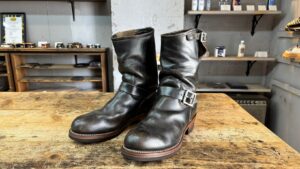 レッドウィングエンジニアブーツvibram#705でソール交換