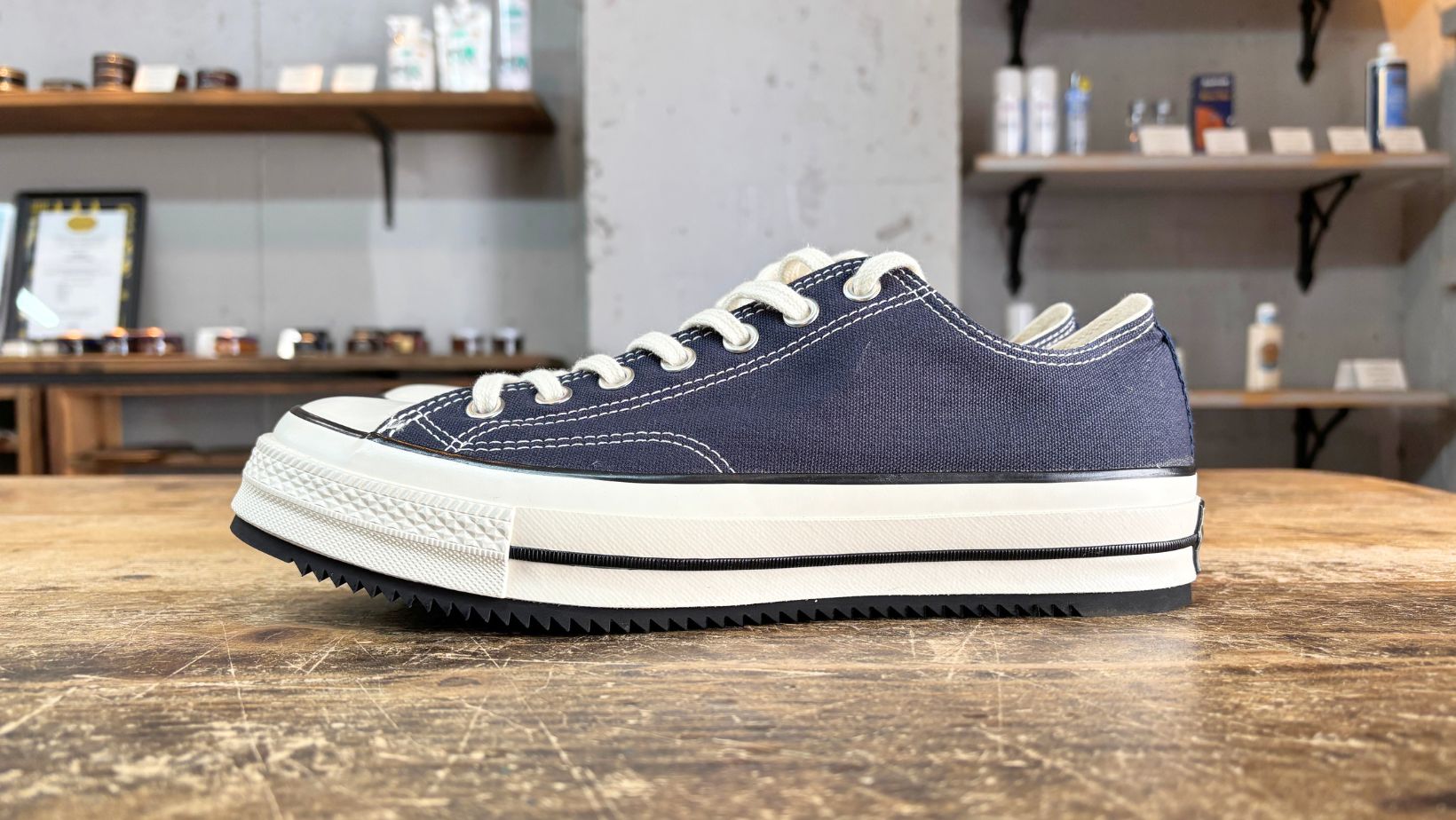 コンバース ALL STAR LGCY OX ビブラムソール補強 サイドビュー