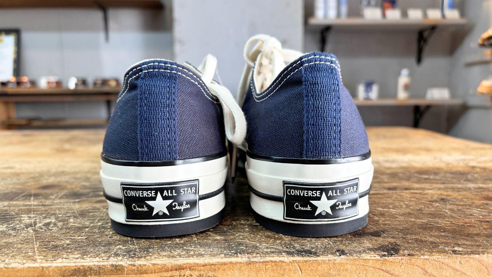 コンバース ALL STAR LGCY OX ビブラムソール補強後 ヒール