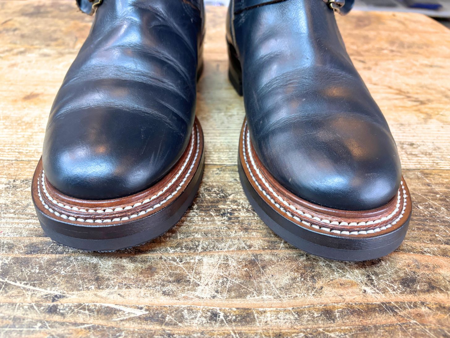 ジョンロフグレン Vibram700ブラウン ダブルミッドソール